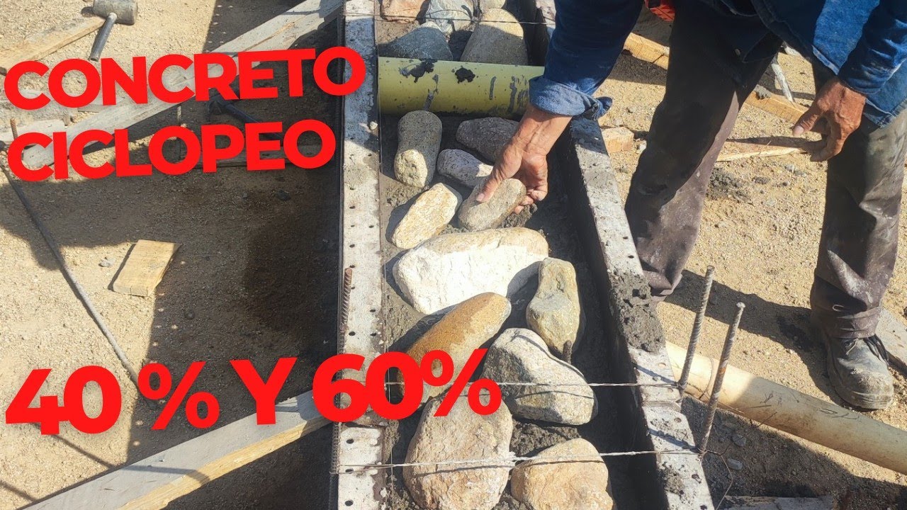 ✅CONCRETO CICLOPEO TODO LO QUE NECESITAS SABER
