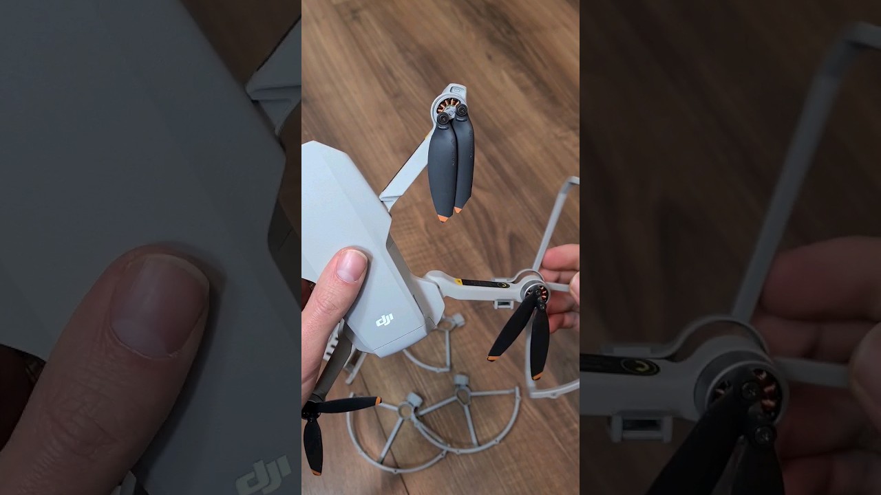 DJI Mini 2 how to mount Propeller Guards to your drone 🔥😳 