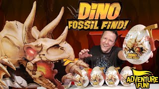 6 Zuru Robo Alive Dino Fossil Find Light Up Dinosaurs With T-Rex Toy Review AdventureFun!