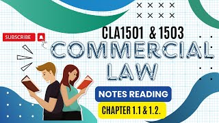 CLA1501& 1503 | Chapter 1.1 and 1.2 | Short history of law | Sources of Law