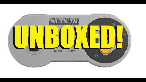 Unboxing an 8BitDo SFC30 Controller! (4K)