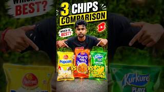 3 chips comparison partymix vs popcorn vs kurkure 🎦🧸|| #toys #chips #viralvideo #fyp #shorts