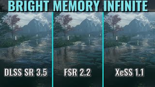 DLSS Super Resolution 3.5 - Bright Memory Infinite - 1440p - RTX 3070 - vs FSR 2.2, XeSS 1.1, TAA