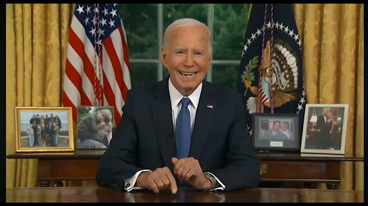 President Biden addresses nation after dropping out of 2024 elections