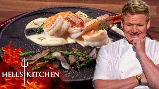 Gordon Struggles to Choose The Best Shrimp Dish | Hell's Kitchen