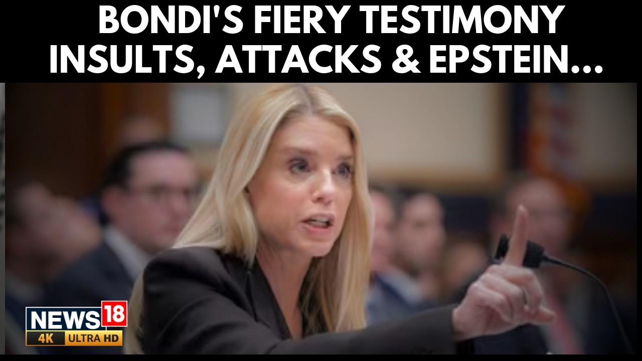 Pam Bondi Grilled on Epstein Files: Explosive Congress Hearing Turns Into Viral Showdown | 4K