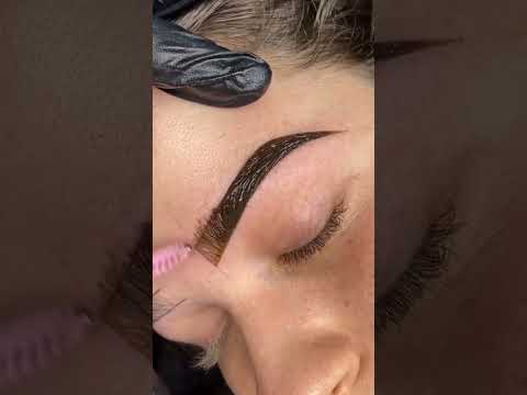 تعليم رسم حواجب تاتو بل حنه Browwax Makeup 