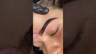 تعليم رسم حواجب تاتو بل حنه #browwax #makeup screenshot 4