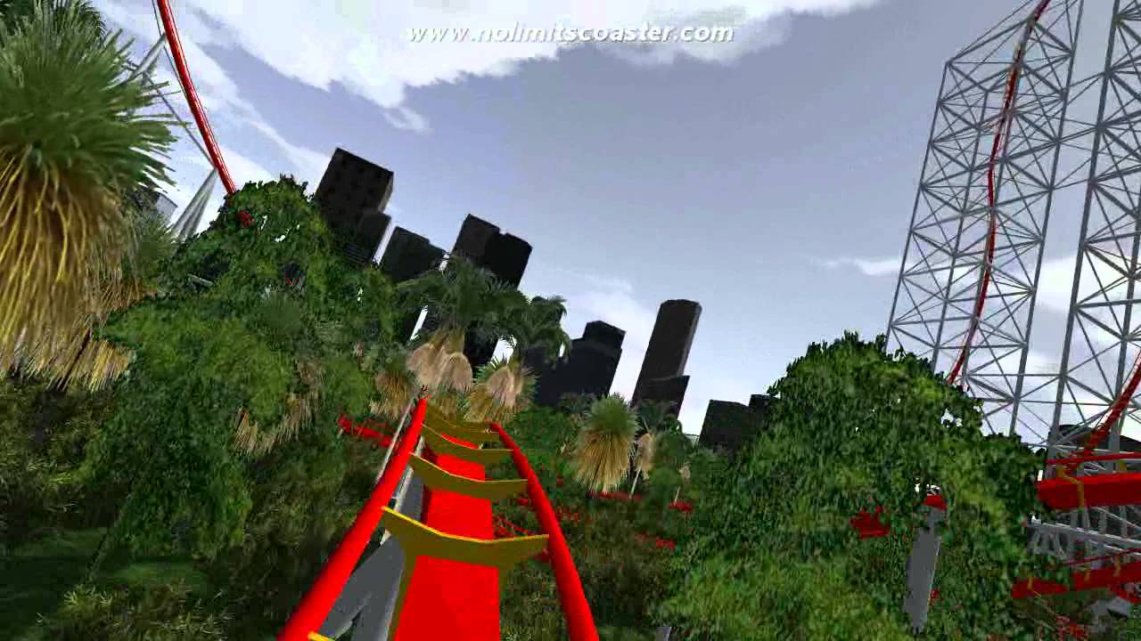 no limit roller coaster Steel giant