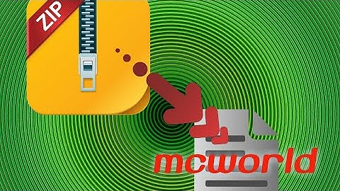 How to convert Zip files to Mcworld files | Tutorial