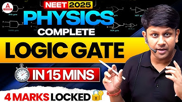 NEET Physics: Master Logic Gates in 20 Minutes: Essential NEET Revision for Droppers by GG Sir!