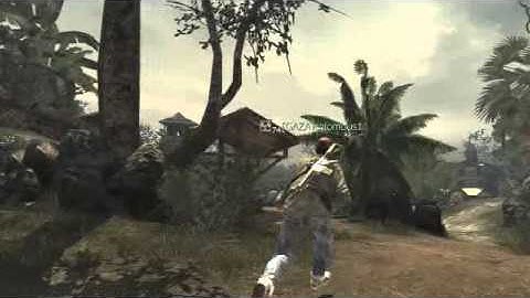 MW3 Throwing Knife Across the map VILLAGE S&D from respawn