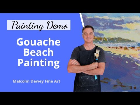 Gouache Painting for Beginners: Materials - Malcolm Dewey Fine Art