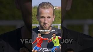 HARRY KANE names the BEST PLAYER in the WORLD 🧠 #shorts #soccer