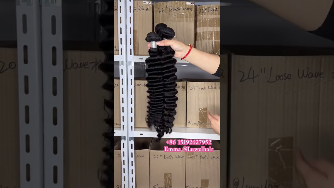 Deep wave hair bundles 22,24,26 inch 🥰🥰♥️ 