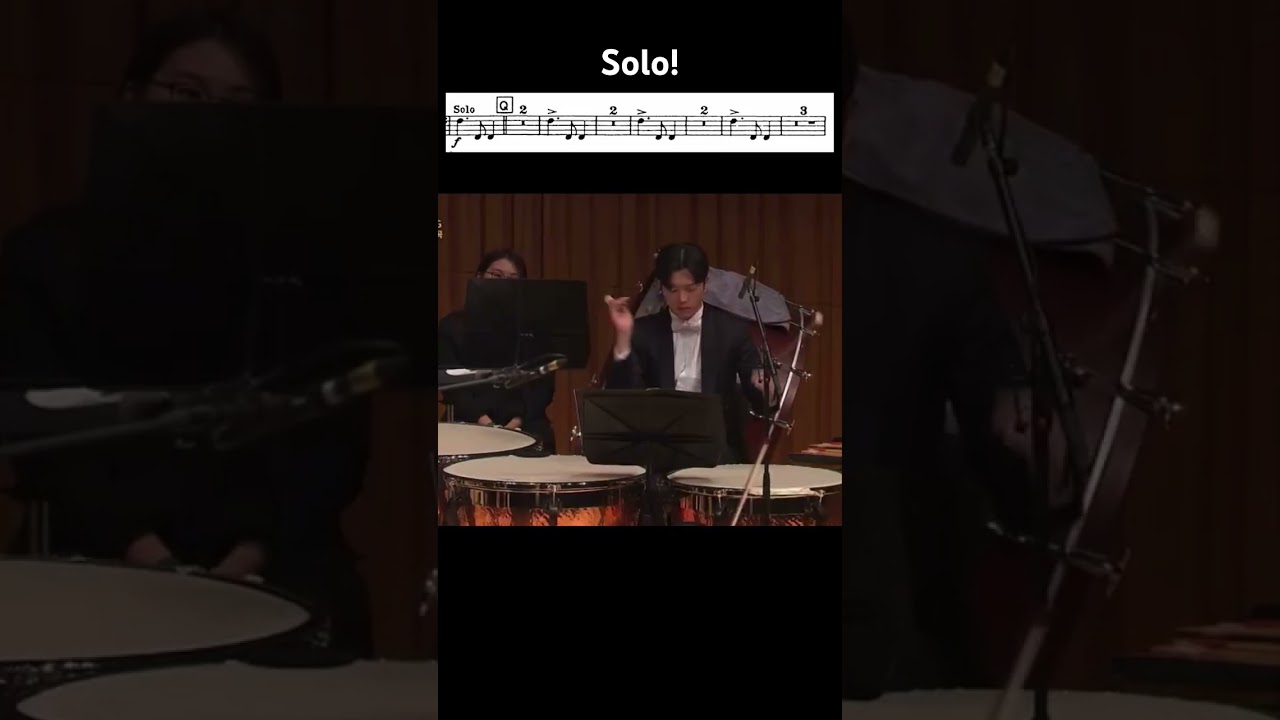 Beethoven 9 2mov Timpani Solo f-F - YouTube