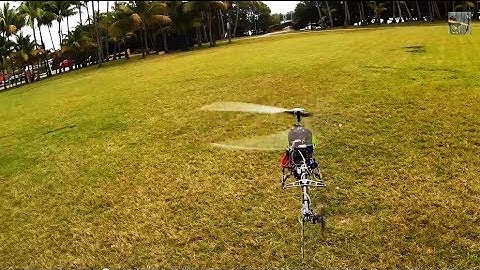 V450D01 Perfect Hover Final Tests Helicopter Hovering windy day