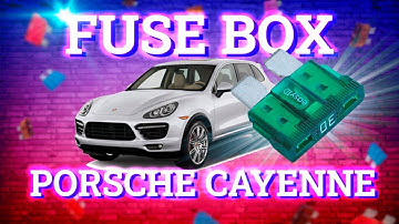 Porsche Cayenne (2011-2017) fuse box diagrams