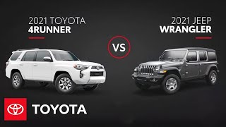 2021 Toyota 4Runner vs. 2021 Jeep Wrangler | All You Need to Know | Toyota