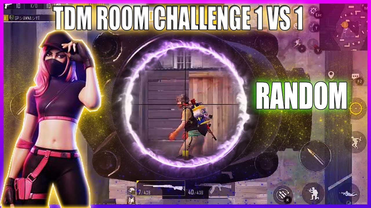 PUBG MOBILE | TDM ROOM CHALLENGE 1 VS 1 | PUBG M24 | GAMING WITH AMNA ...