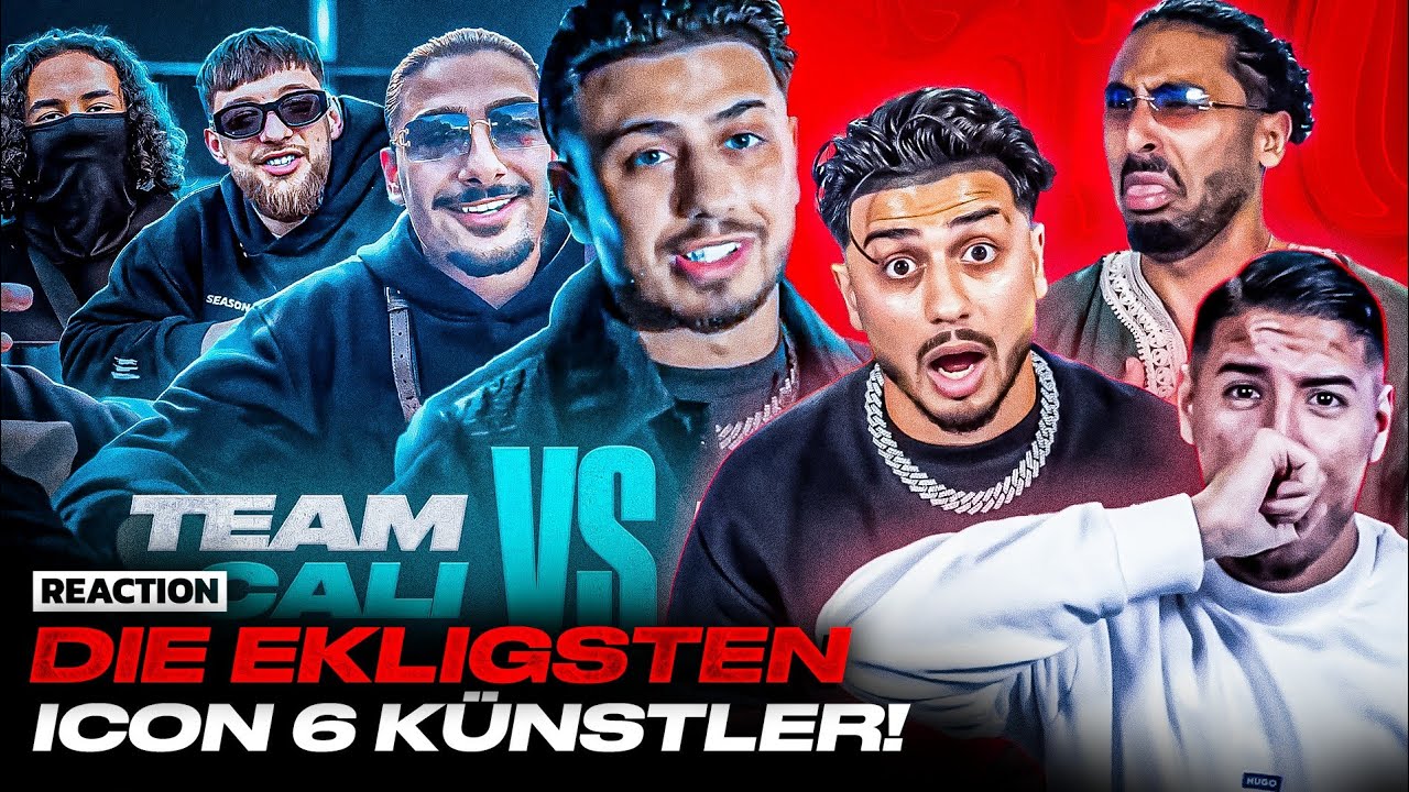 NOAH & SALAH ÜBER DEN DRECKIGSTEN ICON 6 KÜNSTLER 😂 ICON 6 VLOG 4 Reaction