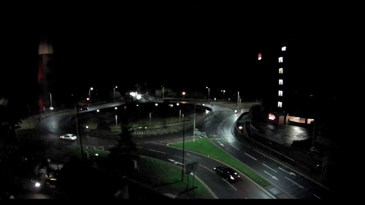 Richmond Hill Roundabout at night YouTube
