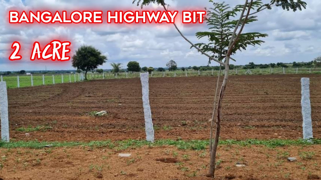 2 Acre Land for sale NH 44 Bangalore to Hyderabad highway road bite