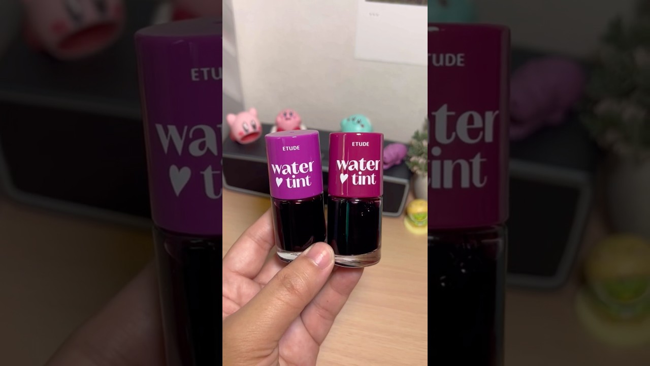 new water tint shades from etude house in grape ade & prune ade 💜♥️