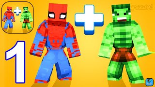 Hero Craft Merge Master - Gameplay Walkthrough Part 1 Levels 1-23 Superhero Army (iOS,Android) screenshot 2