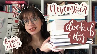 November Deck of TBR