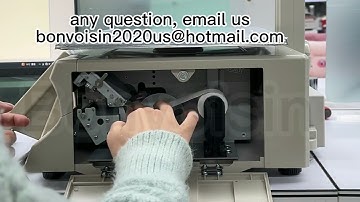 Bonvoisin Label Printing Scale, How to Install Receipt Paper