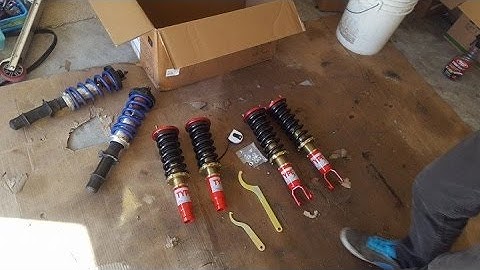 Coilover installation: Function and form HONDA CIVIC EK EG DC INTEGRA