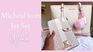 Micheal Kors jet set tote pretty blushWhat’s in my bag