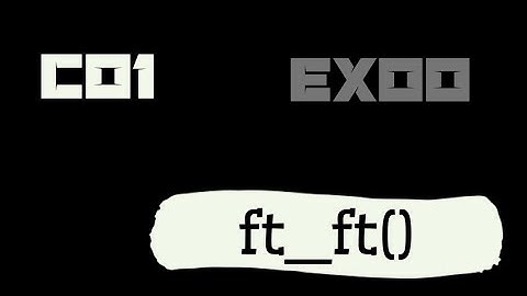 C01 _ ex00 | ft_ft() , piscine 42 and 1337 👨‍💻