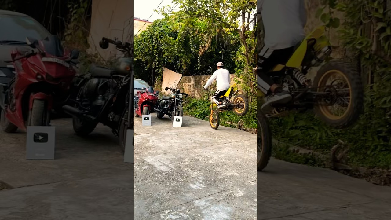 125Cc Dirt Bike Crazy Stoppie | 