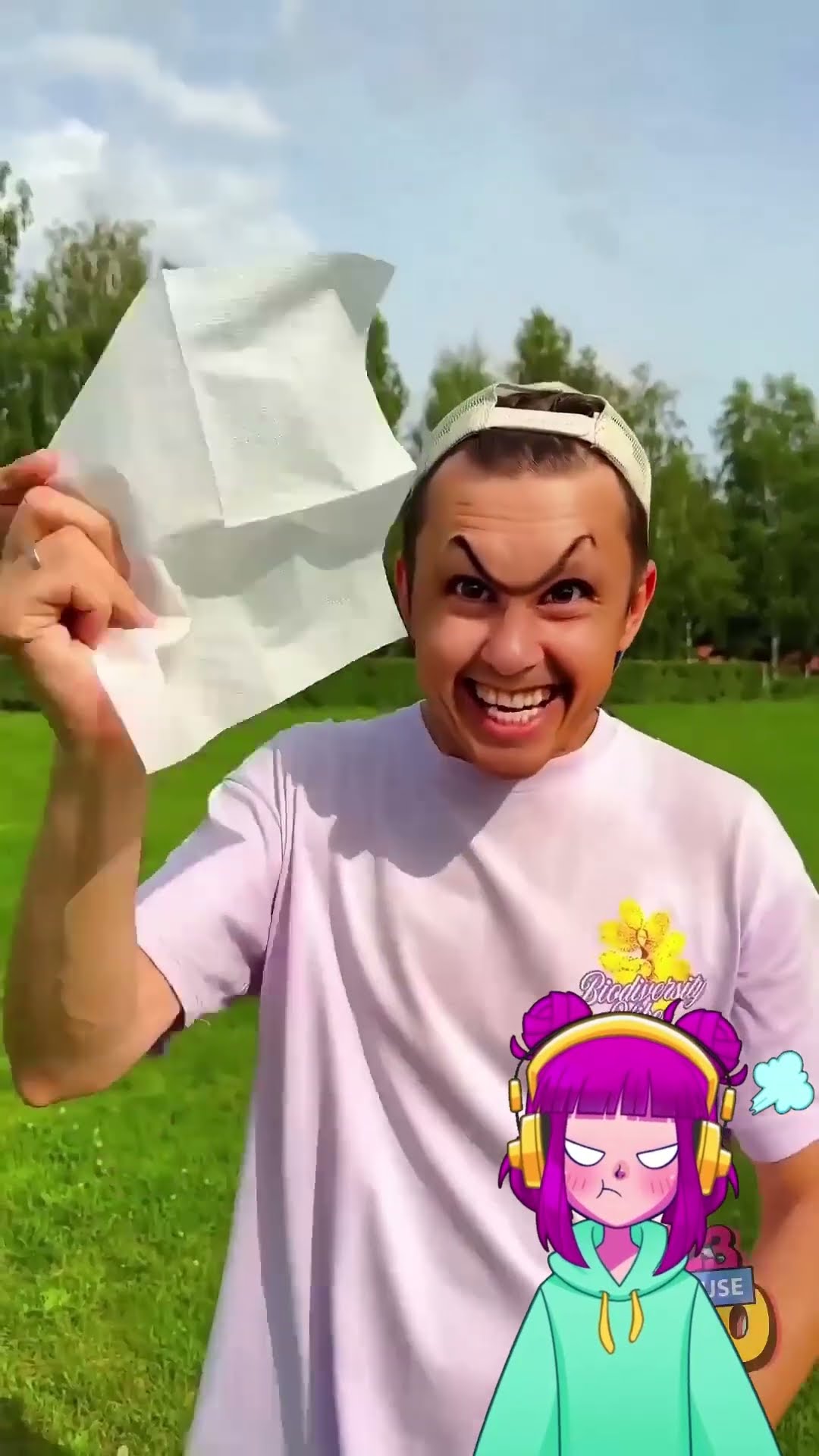 Juice Ninja ✌? The Napkin Trick