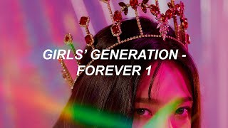 Girls' Generation 소녀시대 'FOREVER 1' Easy Lyrics