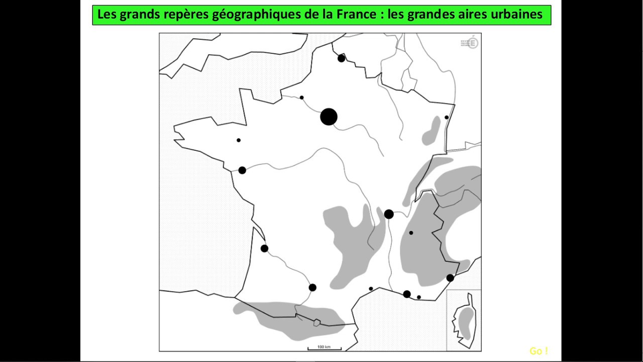 3e Géographie France 14 aires urbaines : localisation - YouTube