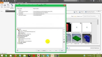 crear carpetas dentro del programa inventor