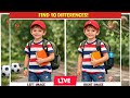 🔴 Live: Spot the 2 Differences – Can You Beat the Puzzle? 👀 #BrainChallenge #LivePuzzle