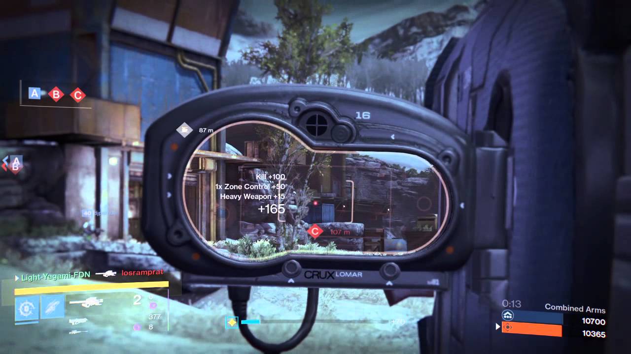 Destiny- From way down town!