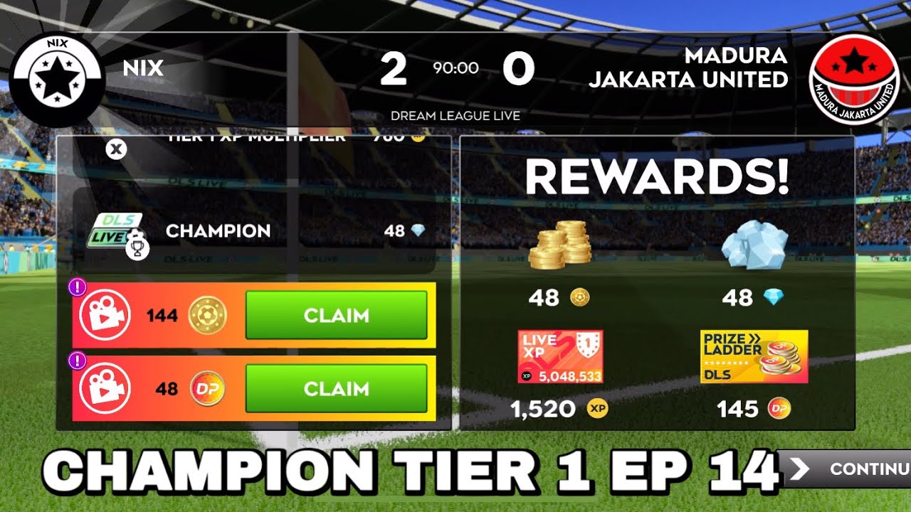 DLS 25 | Чемпионский уровень 1, эпизод 14 | (3 матча)