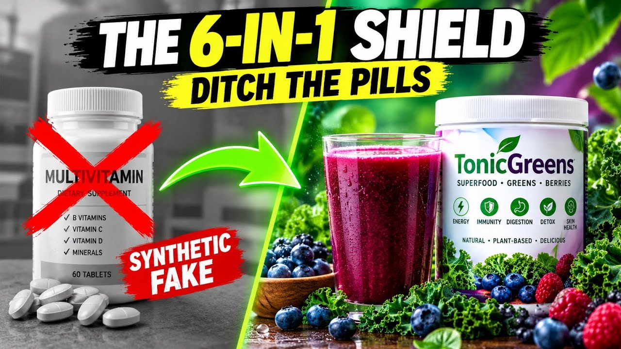 The 6-in-1 Immune Reset: Why Synthetic Multivitamins Fail (TonicGreens Review)