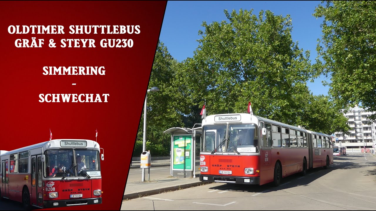 Oldtimer Shuttlebus GU230 - Simmering - Schwechat | Wiener Grantler