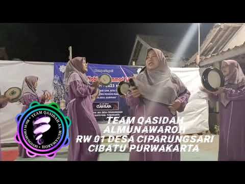 Peringatan Maulid Nabi Muhammad SAW - Cover Lagu Bulan Maulid - Atiyah - Team Qasidah Almunawaroh