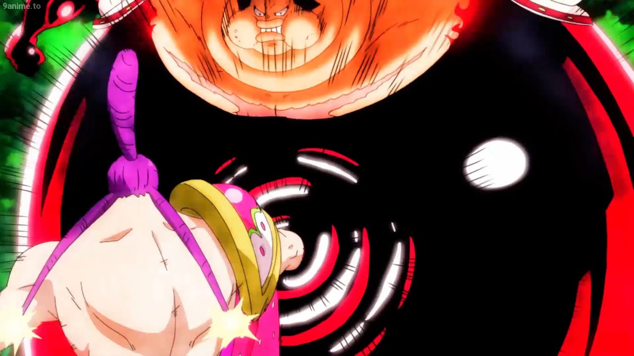 Luffy's Terrifying Power From Eating His Fill Defeated Cracker// ルフィは満腹になるまで食べたことで得た恐ろしい力でクラッカーを倒した。