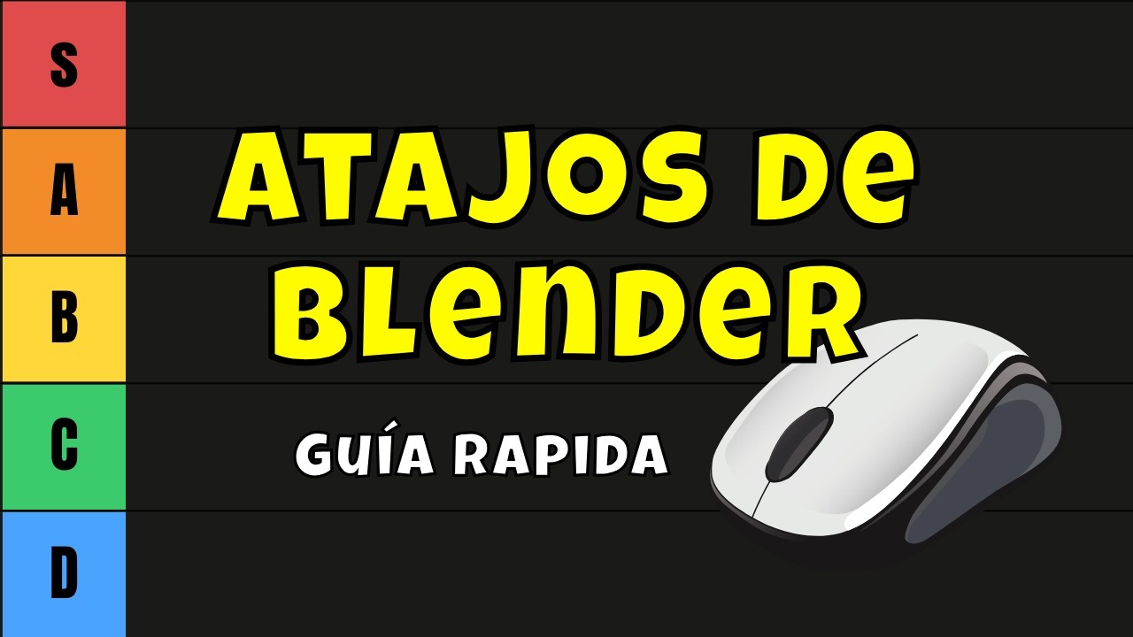 Atajos de Blender 👉 Todos lo que debes saber para empezar