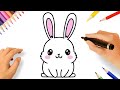 HOW TO DRAW A CUTE BUNNY EASY????