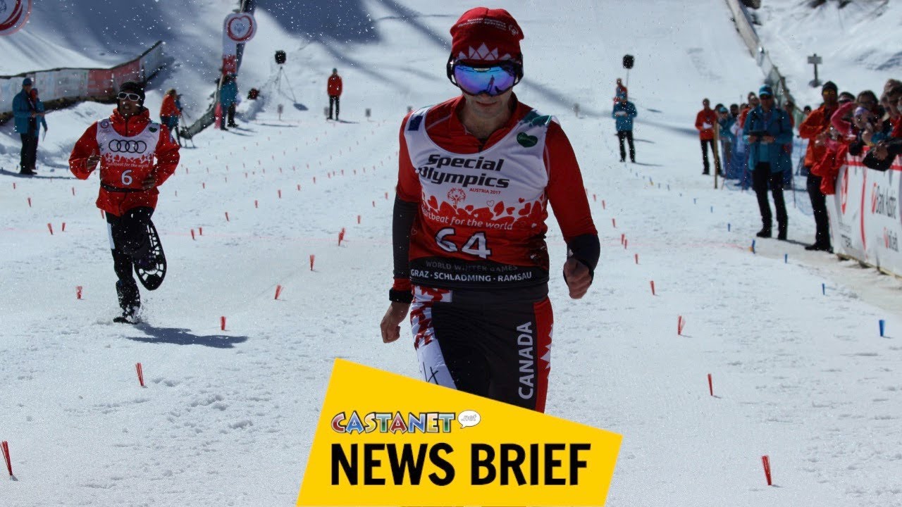 Tony Wilkinson, snowshoeing athlete for Special Olympics Team BC