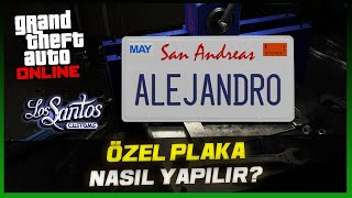 Gta Online - Özel Plaka Nasil Yapilir? - (Yeni)